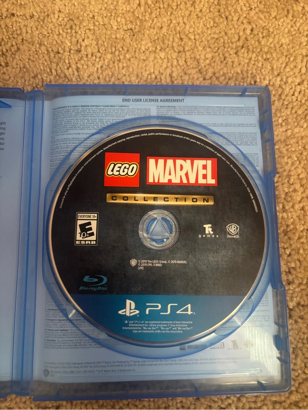 Sony PS4 LEGO Marvel Collection - Blue Case